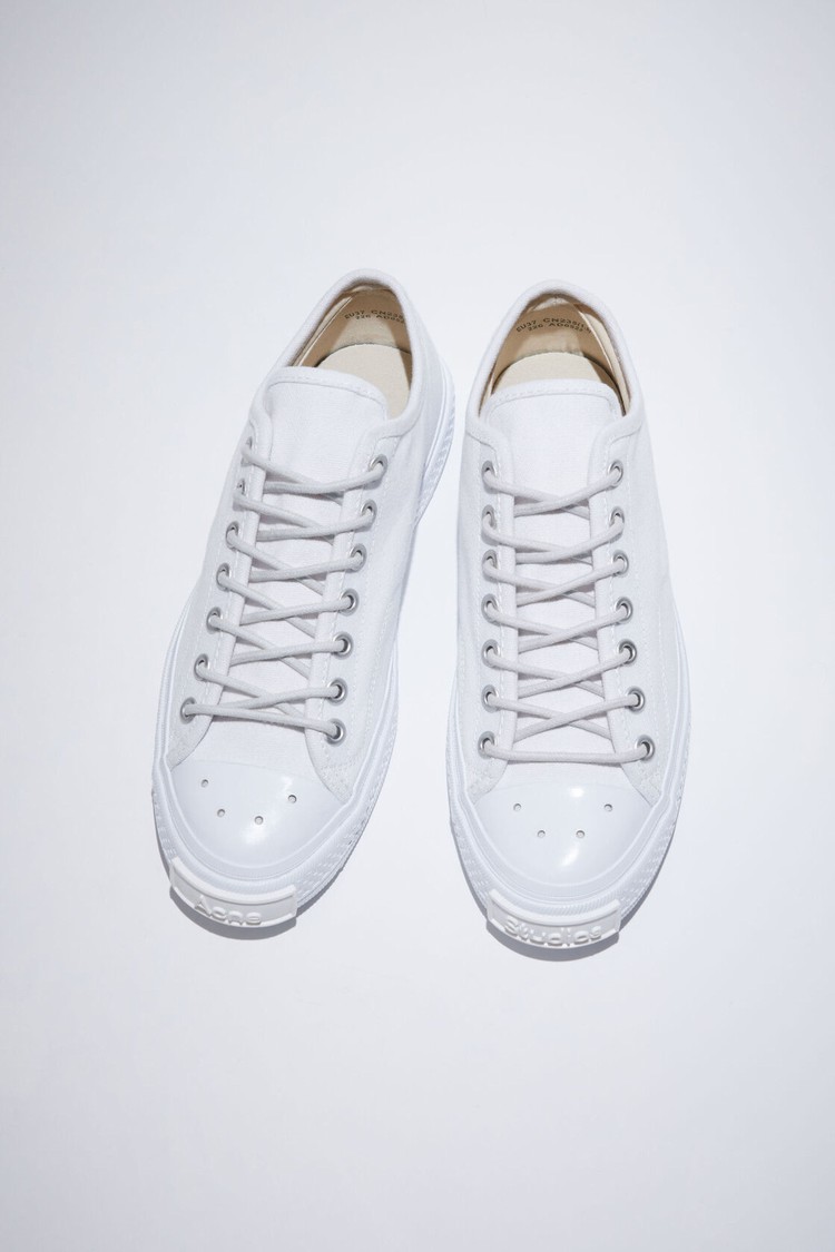 White Acne Studios Low Top Women's Sneakers | YVJW-52631