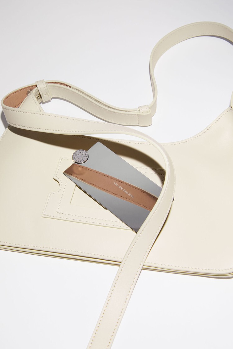 White Acne Studios Platt Mini Shoulder Bag | YRVF-93641