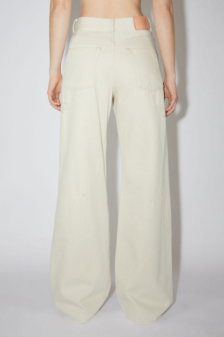 White Acne Studios Relaxed Fit - 2022 Women's Jeans | GOUZ-48620