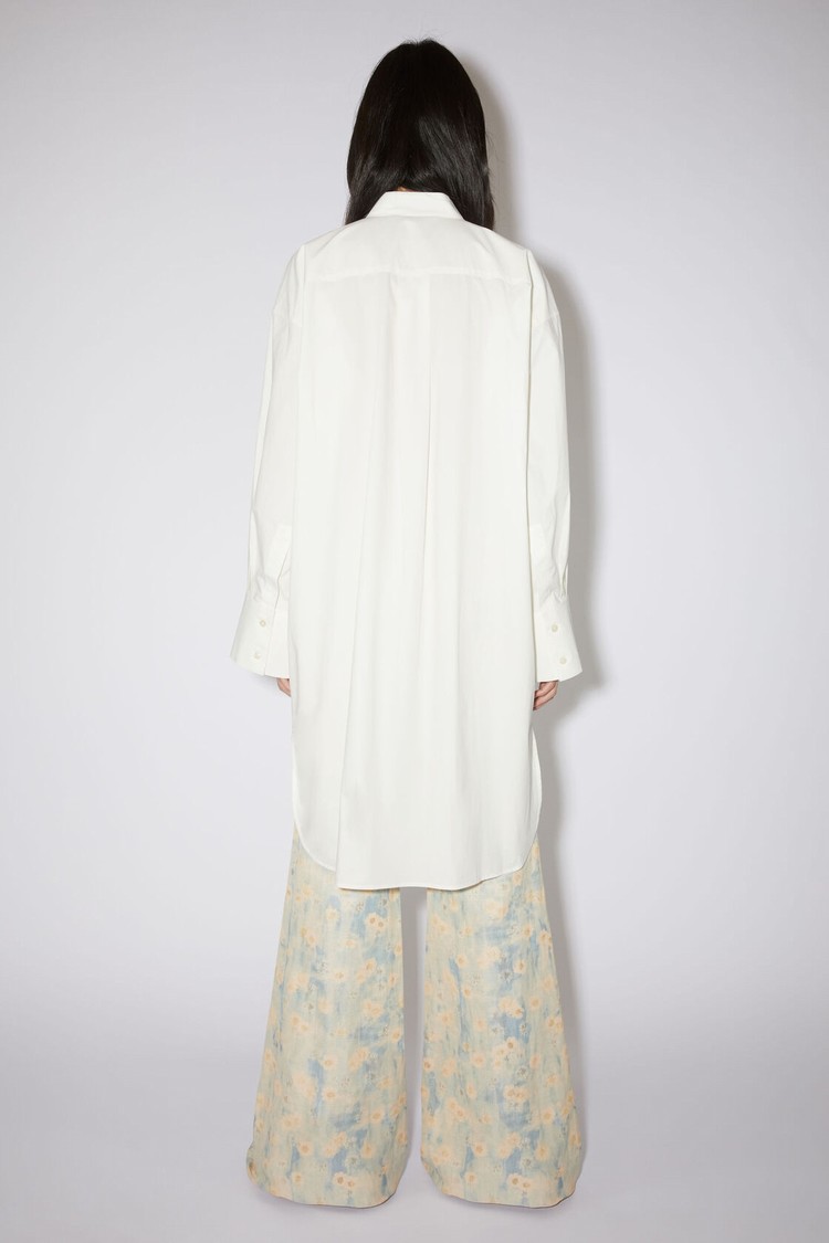 White Acne Studios Shirt Women's Dress | JWRU-54198