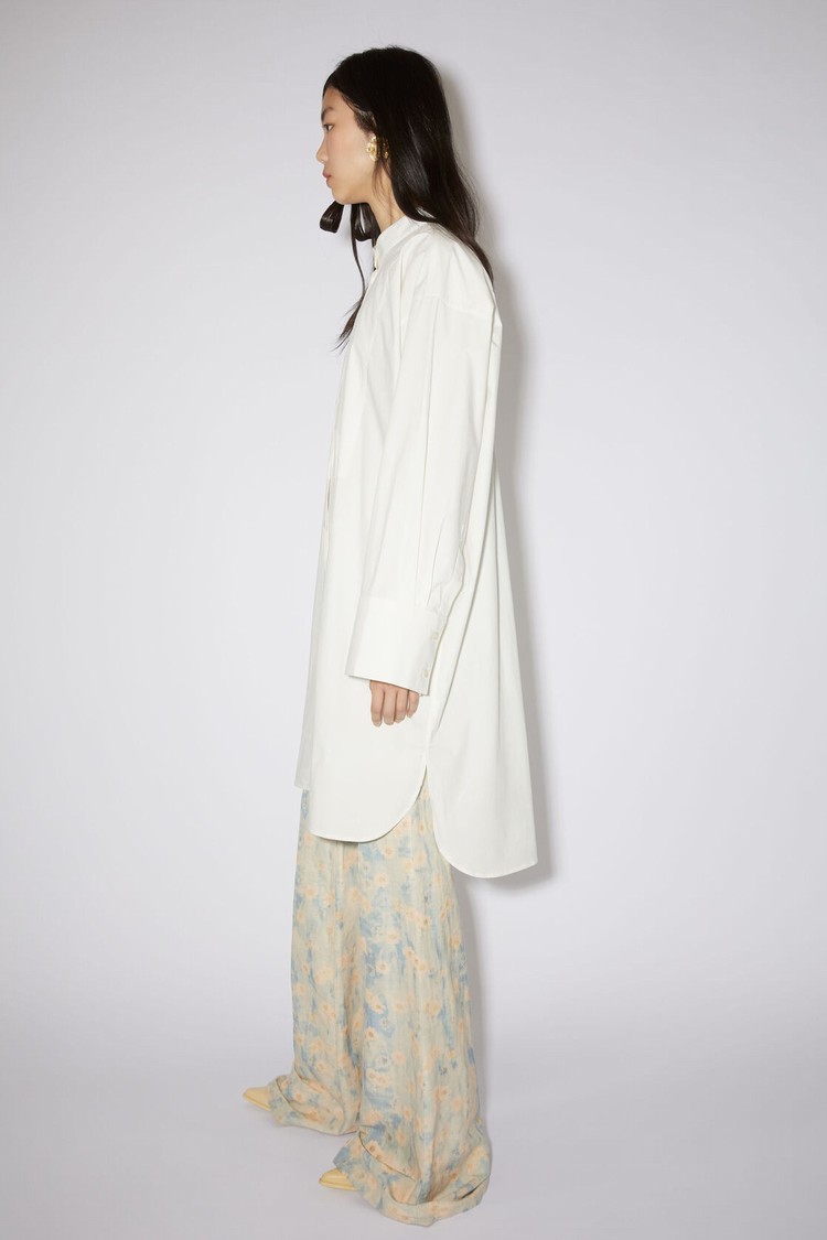 White Acne Studios Shirt Women's Dress | JWRU-54198