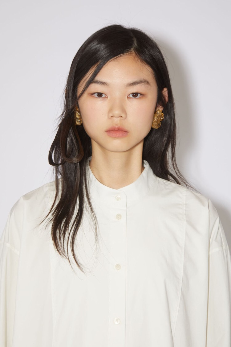 White Acne Studios Shirt Women's Dress | JWRU-54198