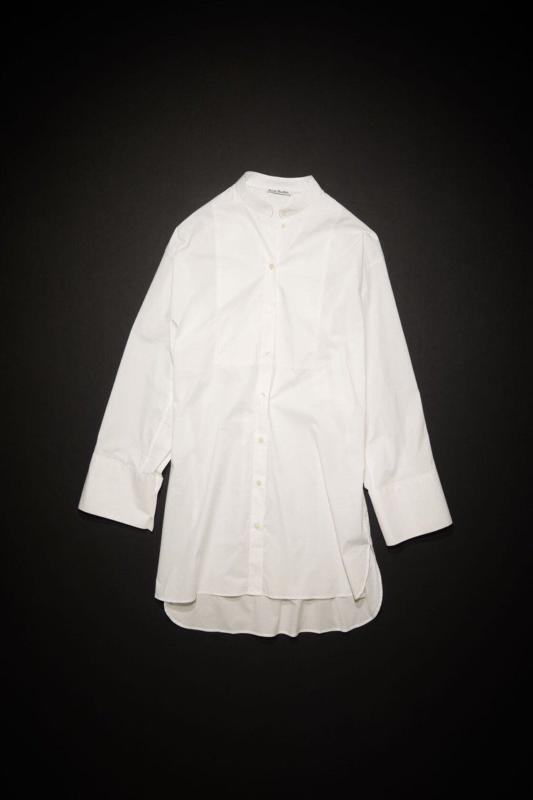 White Acne Studios Shirt Women's Dress | JWRU-54198