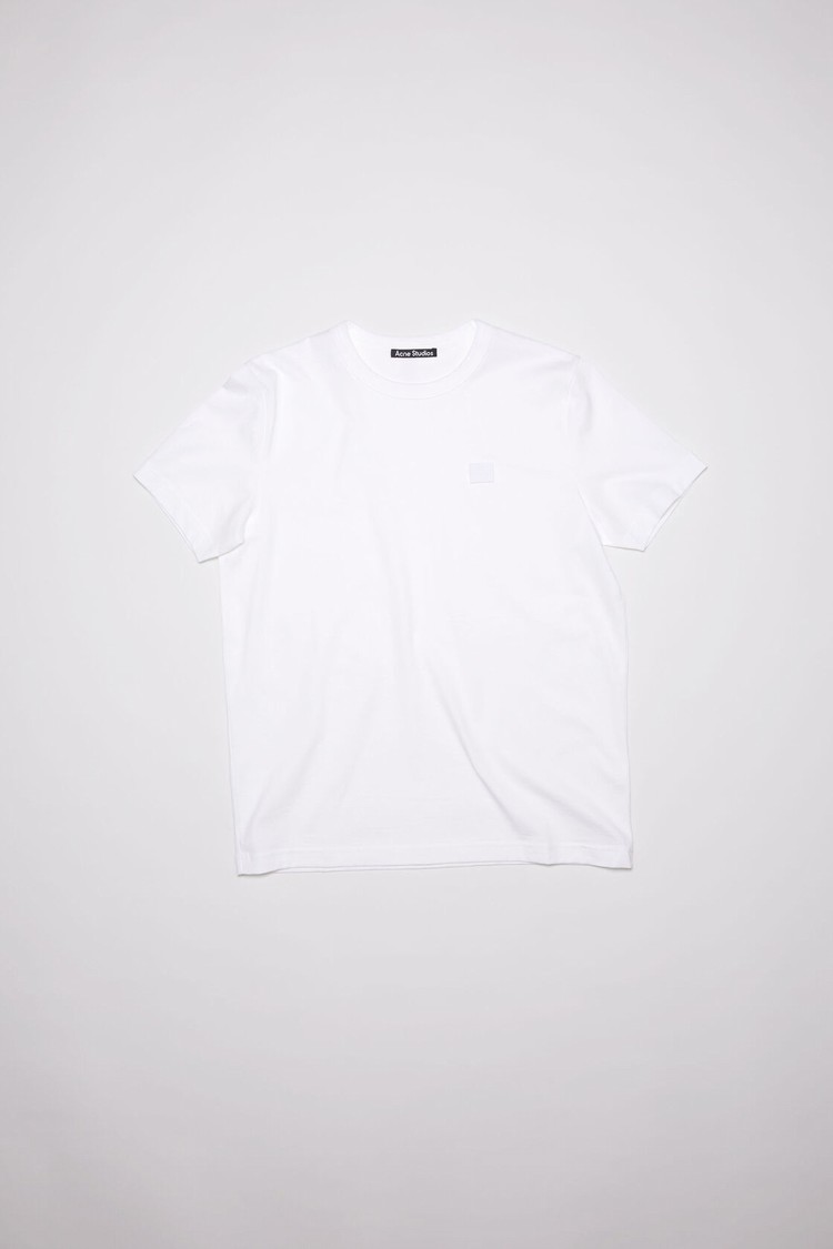 White Acne Studios Slim Fit Men's T Shirts | TZWX-16829