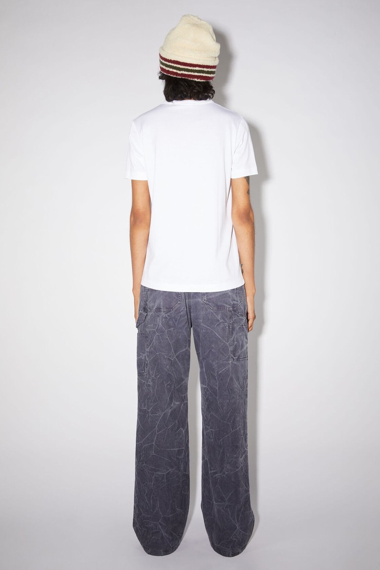 White Acne Studios Slim Fit Women's T Shirts | AHJN-89275