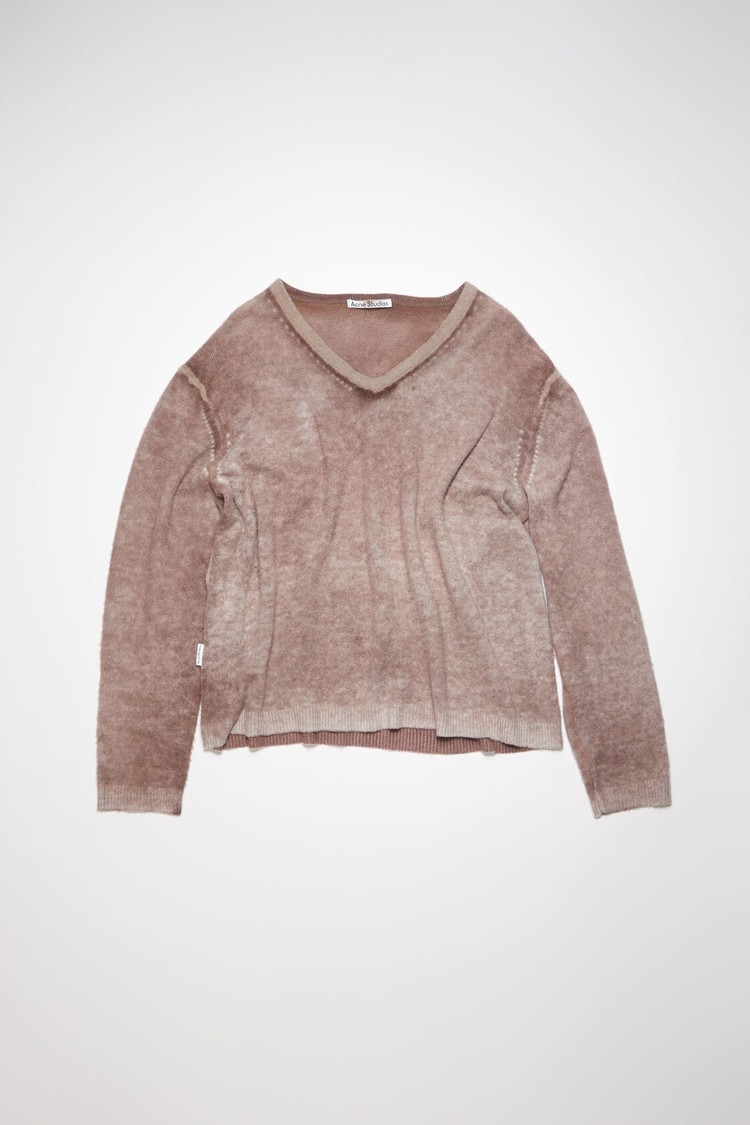 White Acne Studios Wool-blend Jumper Men's Knitwear | EIJL-12870