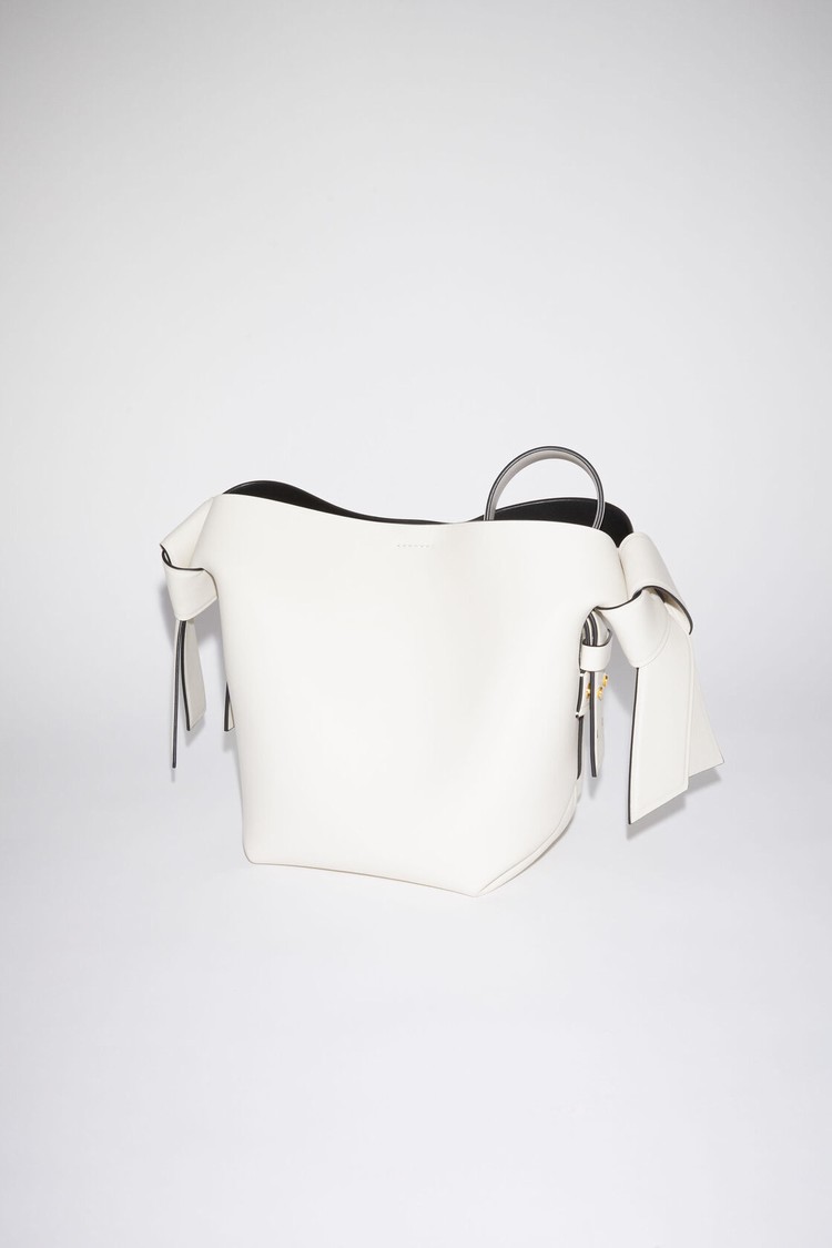 White / Black Acne Studios Musubi Mini Shoulder Bag | VGTU-15378