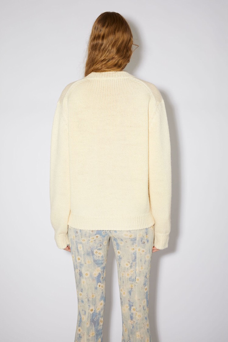 White / Blue Acne Studios Knitted Jumper Women's Knitwear | MDAK-98657