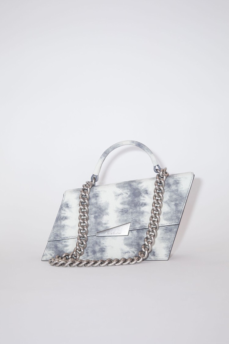 White / Grey Acne Studios Distortion Handbag | MBLG-25640