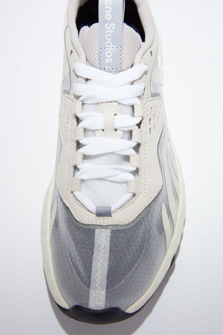 White / White / White Acne Studios Lace-up Men's Sneakers | FDMS-58604