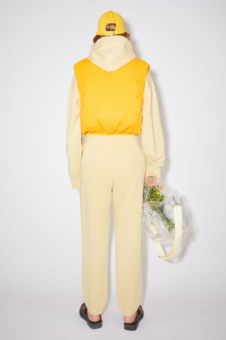 Yellow Acne Studios Cotton Women's Sweatpants | FXMJ-54672