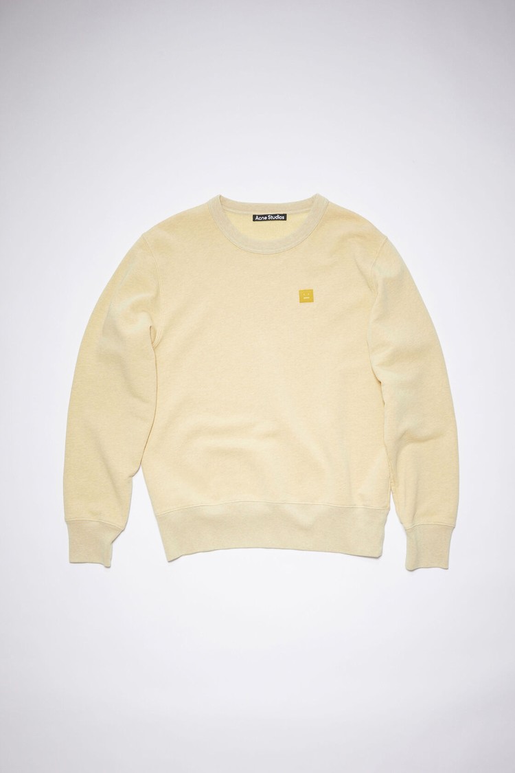 Yellow Acne Studios Crew Neck Men's Sweatshirts | LOCF-90532