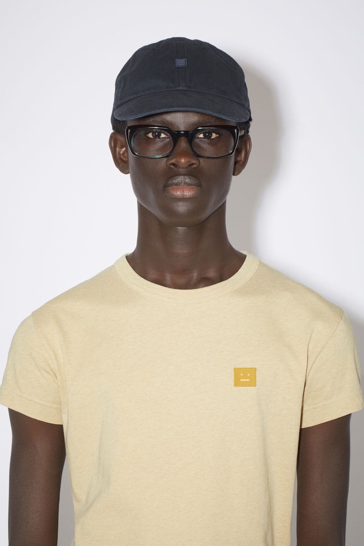 Yellow Acne Studios Crew Neck Men's T Shirts | OWMY-73510