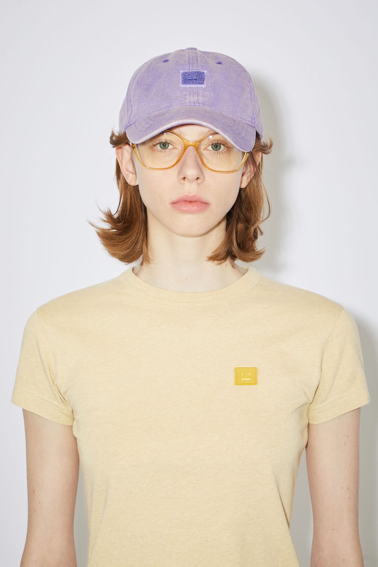 Yellow Acne Studios Crew Neck Women's T Shirts | SCNM-52940