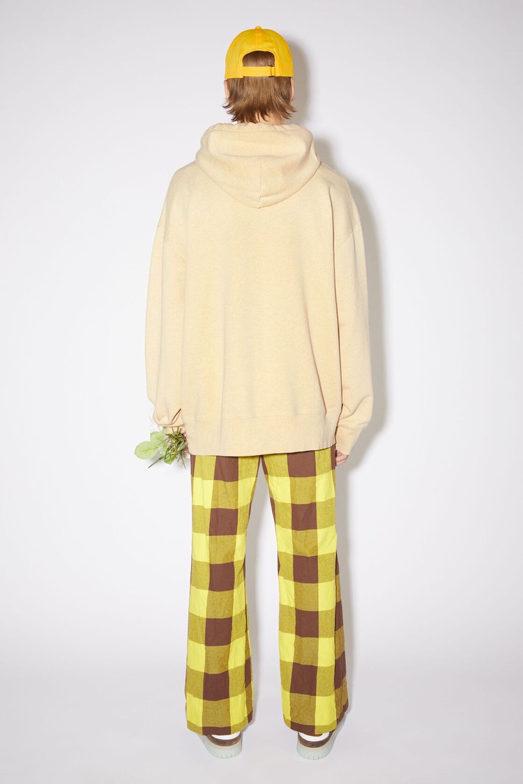 Yellow Acne Studios Hooded Men's Hoodie | VUHN-65829