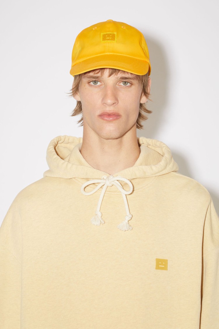 Yellow Acne Studios Hooded Men's Hoodie | VUHN-65829