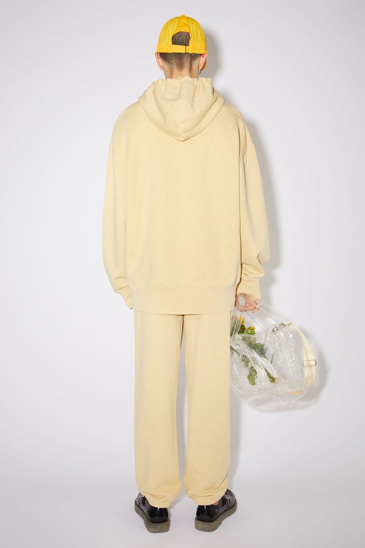 Yellow Acne Studios Hooded Women's Hoodie | NCXQ-56830