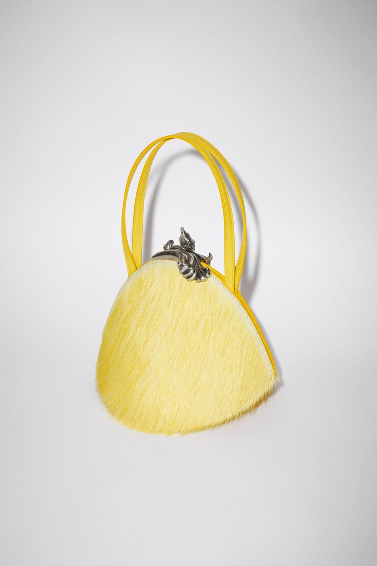 Yellow Acne Studios Jewel Leather Bags | PHDV-24075