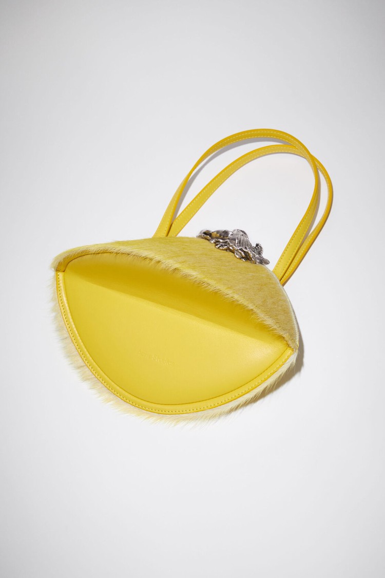 Yellow Acne Studios Jewel Leather Bags | PHDV-24075