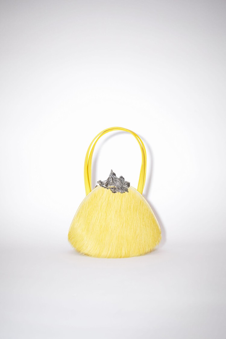 Yellow Acne Studios Jewel Leather Bags | PHDV-24075