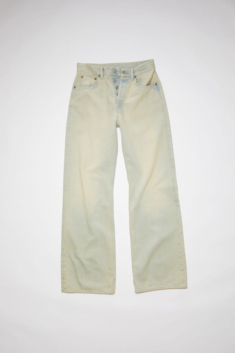 Yellow / Blue Acne Studios Loose Fit - 2021 Women's Jeans | VIOU-56231