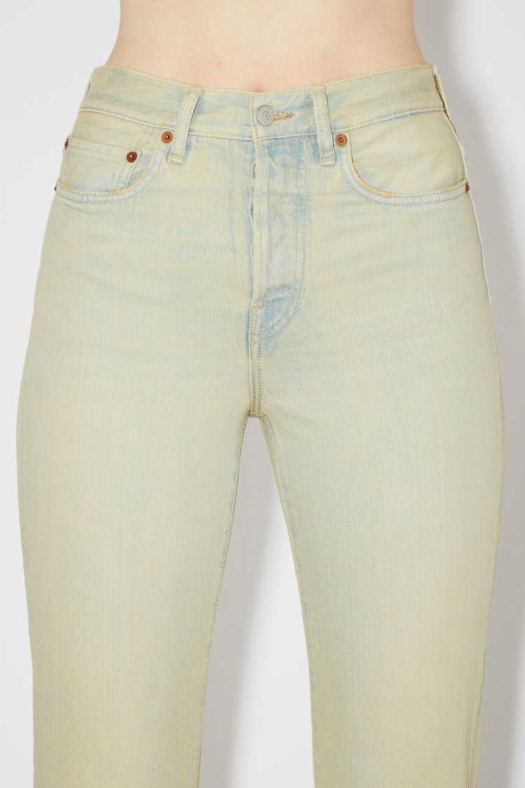 Yellow / Blue Acne Studios Regular Fit - Mece Women's Jeans | ZOHG-02536