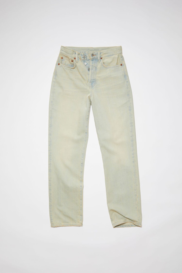 Yellow / Blue Acne Studios Regular Fit - Mece Women's Jeans | ZOHG-02536